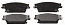 Колодки D1020 тормозные, задние, дисковые, w/ 18", 20", RAYBESTOS (PGD1020AM, ZX1020A,89047757)