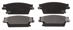 Колодки D1020 тормозные, задние, дисковые, w/ 18", 20", RAYBESTOS (PGD1020AM, ZX1020A,89047757)