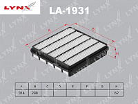 Фильтр воздушный LC200 1VDFTV дизель 07- (LA1931, 17801-51020), LYNX
