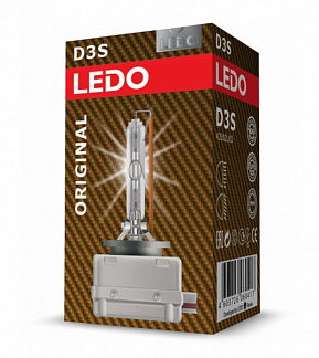 Лампочка, фары ксеноновая, D3S 42V 35W PK32D-5, 4300K, LEDO (42302LXO, L19735W, L0000D3S, D3SNX3S)