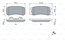 Колодки задние,  D868, (PM_MK_JS 0713), (BR1, BRG), KASHIYAMA (D6106H, 68028671AA, MZ690183,MZ69034)