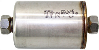 Фильтр топливный, (Bz 8796), 2.2/4.3L, AC-DELCO (GF652F, GF481C, 25171792)