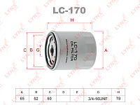 Фильтр масляный  Corolla, RAV-4, (LC170, 90915-YZZE1, 90915-10003,  90915-10004), LYNX