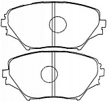Колодки торм передние RAV-4 00-05 (PF1447, PN1447, 04465-42130), NISSHINBO