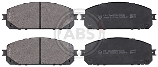 Колодки передние D1709/D1843, (KL 2014~),  ABS (35047, EHT1709H, 68227573AD, 68212327AD, 68459898AB)