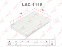 Фильтр салона  LRD3/LRD4/RRS 04-11 (LAC1116, CU2747, JKR500010), LYNX