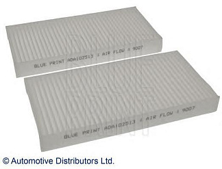 Фильтр воздушный, кондиционера, (KA_KK 0812), к-т, BLUE PRINT (ADA102513, 68033193AA)
