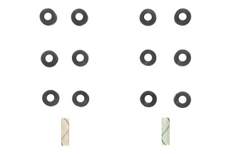 Сальник клапана (маслосъемный), (GCh 93!_Ch 8793), 3.0(U)/4.0L, к-т, FEL-PRO (SS70819, E6DZ6571D/A)