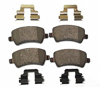 Колодки тормозные задние FRL2/Evoque 2011~  (LR134695, LR043714, LR027129, LR043285), LANDROVER