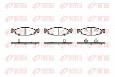 Колодки передние  D790, (GCh 9902), "Continental Teves",  REMSA (073602, 05018592AB)
